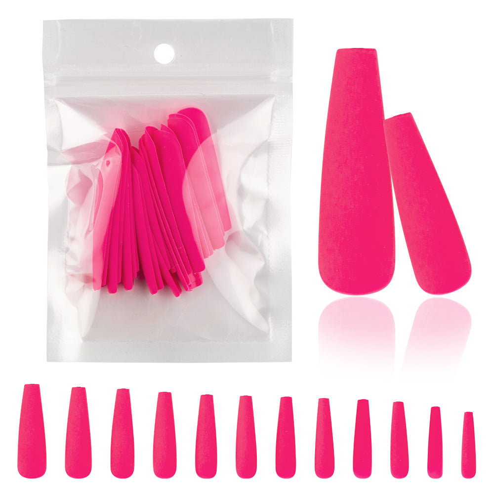 Wholesale Matte Extended Plastic Nail Stickers
